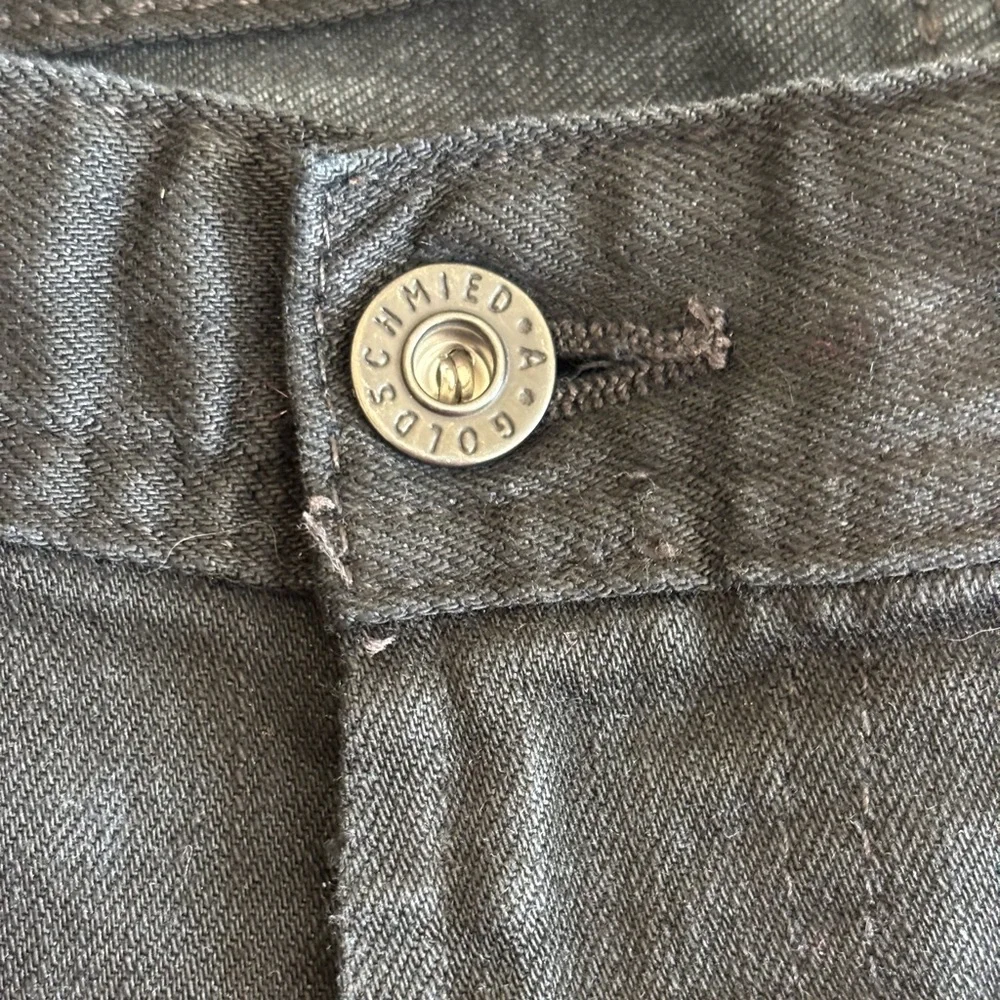 AG jeans Adriano Goldschmied The Matchbox Slim Straight Black Jeans men’s 36